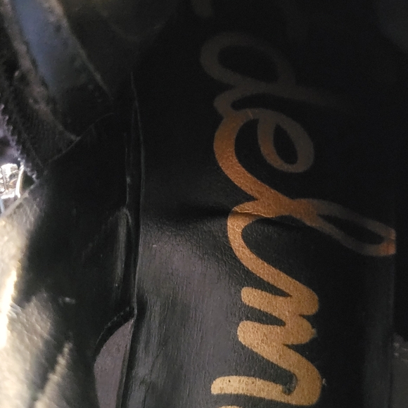 Sam Edelman Black Leather Moto Boots with Silver Studs - Picture 10 of 10